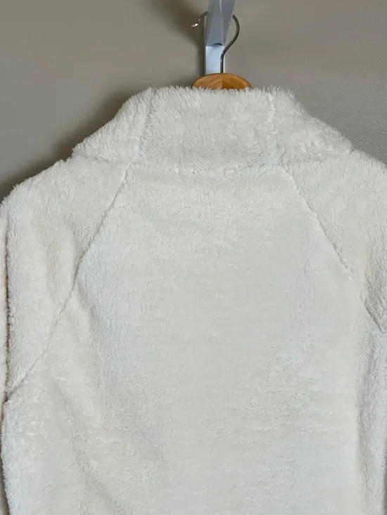 GAP Body Sherpa Mock-Neck Popover Kangaroo Pocket Sweatshirt - Picture 10 of 16